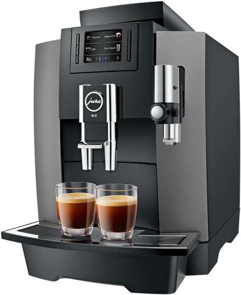 JURA WE8 Fully Automatic Coffee Machine | Dark Stainless Steel Housing, fully automatic, used