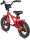 PROMETHEUS BICYCLES Childrens Bicycle 12 inch, from 3 years, Unisex, with training wheels & coaster brake, Red