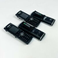 Snom DECT base station (used) with 2× M700 power boards, 4× M65 handsets including charging station and 2× power banks