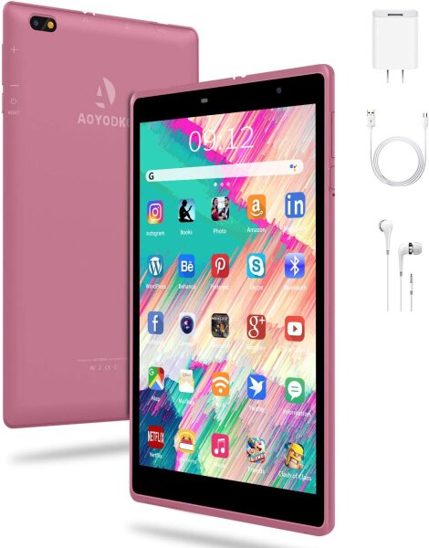 AOYODKG Tablet 8 – Tablet with HD display, 50/60 Hz, 10 W power, optimized for gaming & movie enjoyment