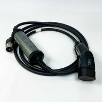 Juice Booster 2 – Mobile Wallbox 22 kW (used, without original packaging), Type 2, Swiss design, weatherproof, drive-over capable, adjustable charging power, for industrial and household plugs