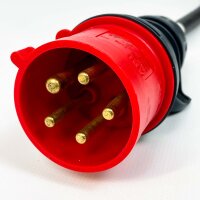 Juice Booster – Adapter 2 & 3 (used), CEE industrial plug 32A/400V red, 22 kW, automatic adapter detection