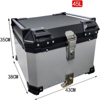 Universal 45 L Motorrad-Topcase aus Aluminium,...
