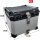 Universal 45L motorcycle top case made of aluminum, unique security lock, robust and durable, easy installation, silver-colored