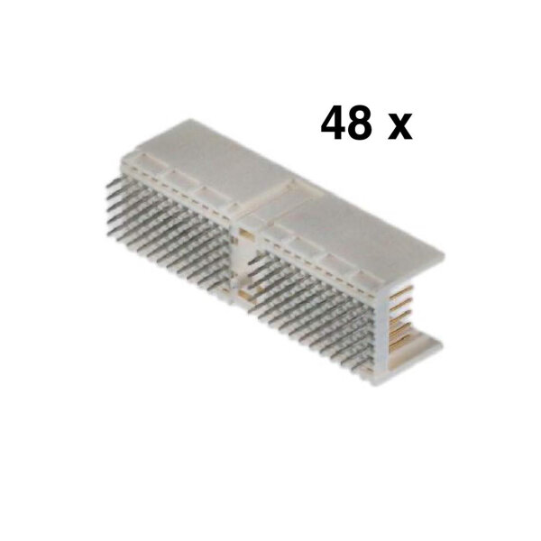 Amphenol FCI HM2P07PD5110N9LF Steckverbinder, 110-poliger Leiterplatten-Header, 2,00 mm Raster, Press-Fit