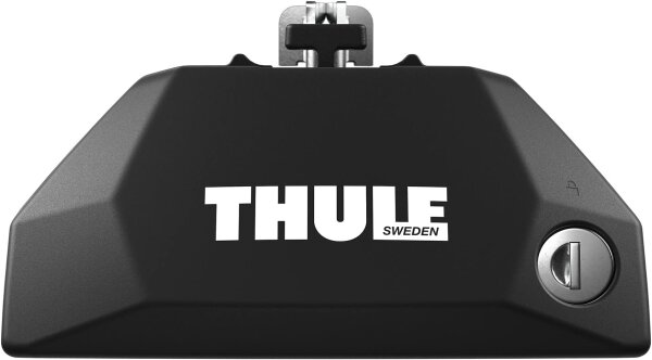 Thule 710600 Evo Flush Rail Foot Pack – 4-pack, universal for vehicles, black, one size