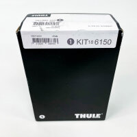 Thule 186150 Mounting Kit for Flush-Mounted Roof Rails, Set of 4, Adapters for Roof Racks