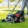 Scheppach RM420 petrol lawnmower, 3-in-1 system, 3.4 hp, 42 cm cutting width, 45 l grass catcher, height adjustment 25–75 mm, incl. engine oil