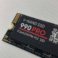 Samsung 990 Pro (MZ-V8P1TO) – 4 TB NVMe M.2 SSD, PCIe 4.0 x4, V-NAND Flash, hohe Performance und Zuverlässigkeit