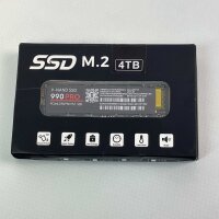 Samsung 990 Pro (MZ-V8P1TO) – 4 TB NVMe M.2 SSD, PCIe 4.0 x4, V-NAND Flash, hohe Performance und Zuverlässigkeit