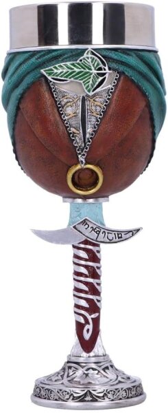 Nemesis Now B5893V2 – Frodo Chalice (officially licensed Lord of the Rings), brown, 19.5 cm