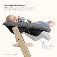 Stokke 526104 Newborn Set High Chair Attachment for TRIPP TRAPP, Black/Anthracite, Newborn Insert