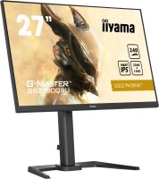 iiyama GB2790QSU-B5 27" Gaming Monitor Fast IPS WQHD, 1 ms, 240 Hz, HDMI/DP, USB3.0, FreeSync, HDR400, height adjustable, pivot, black