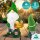 Tin Dreams DG0004 - Solar-powered resin garden gnome, cheeky outdoor decoration with middle finger, weatherproof for balcony & terrace