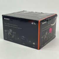 Sony Alpha 7 II (ILCE-7M2K) full-frame system camera with 28–70mm zoom lens, carrying case & 32GB SD card — without micro-USB cable