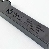 Akko SER 2525 M16C External Thread Turning Tool Holder, 16 ER right, Shank 25×25 mm