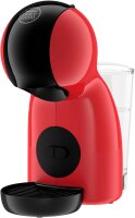 Krups KP1A35 NESCAFÉ Dolce Gusto Piccolo XS Kapselmaschine, heiße & kalte Getränke, 0,8 l Wassertank, Rot/Schwarz