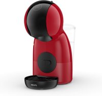 Krups KP1A35 NESCAFÉ Dolce Gusto Piccolo XS Kapselmaschine, heiße & kalte Getränke, 0,8 l Wassertank, Rot/Schwarz