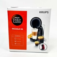 Krups KP1A35 NESCAFÉ Dolce Gusto Piccolo XS Kapselmaschine, heiße & kalte Getränke, 0,8 l Wassertank, Rot/Schwarz