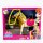 Barbie HXJ42 Spielpferd, beweglich mit Musik & Sounds, Tanzfunktion, blinkende Augen und Zubehör