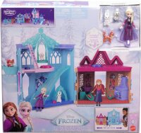 Mattel Disney JFG28 Elsa Spielset – Storytime Stacker mit kleiner Puppe, 10 Spielzonen, 3 Tierfreunde & 8 Zubehörteile, von Arendelle inspiriert