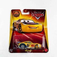 Mattel JDG51, Disney Pixar Cars Die-Cast Toy Car Cruz Ramirez with Rescue Design, Robust Collectors Vehicle, Suitable for Children 3 Years and Up