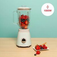 Solac BV5734 Stand Mixer 1000W, 1.5L, 2 Speeds + Turbo, Removable 4 Blades, Ice Crusher, Safe, Dishwasher Safe, Accessories, Blue