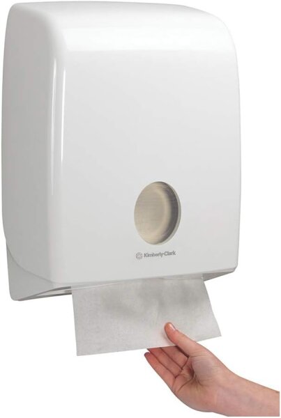 Kimberly-Clark KCP 6954 AQUARIUS Towel Dispenser (C-fold, folded) 40.7×31.7×14.7 cm, White