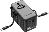 Verbatim 30186 GaN 70W Reiseadapter Schwarz –...