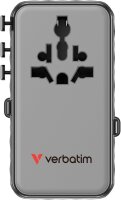Verbatim 30186 GaN 70W Reiseadapter Schwarz –...