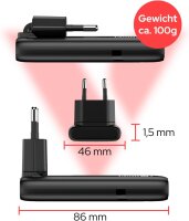 Verbatim 32354 Fold n Go 65W GaN Dual USB-C...