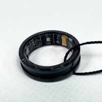 Muse MRO-TAM-BL-S14 Smart Ring – Titanium All-Metal...