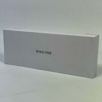 Muse MRO-TAM-BL-S14 Smart Ring – Titanium All-Metal Edition, Size S14, Black