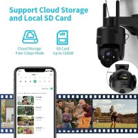 Armorcope CQ1S solarbetriebene Smart-Akku Überwachungskamera 2K HD, kabellos, wetterfest für Außenbereich