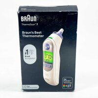 Braun IRT6520 Ohrthermometer – altersgenaue Messung, farblich codiertes Display, kinderfreundlich, von Ärzten empfohlen