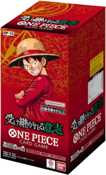 Bandai Namco OP-13 One Piece Card Game Booster Display – Japanese Edition, new & factory sealed, with shipping protection