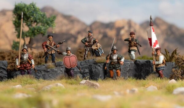 Wargames Atlantic WAARN001, Renaissance Conquistadors – 24 multi-part 28mm hard plastic figures