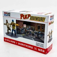 Wargames Atlantic WAAPA002 – Figure Set Civilians & Survivors, Men (Single Pack), highly detailed miniatures