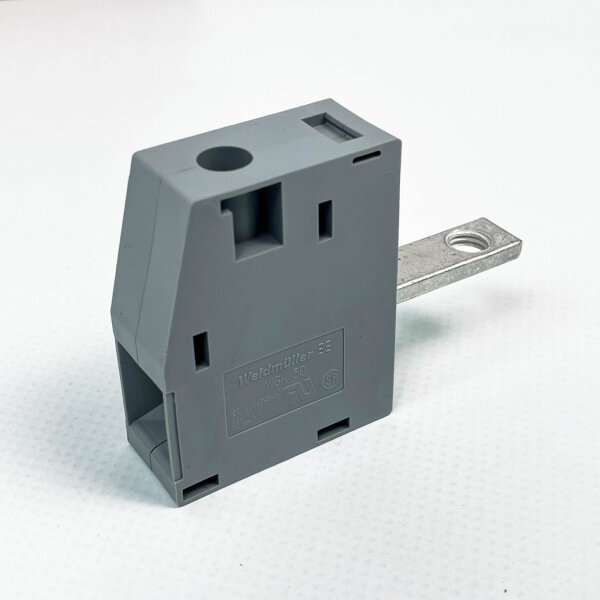 Weidmüller OMNIMATE Power WGK 50 VP GY BX 10-pack Art. No. 2428280000 - Through connection, WGK series, rated cross-section