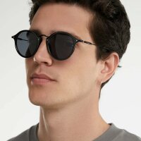 D.Franklin DFKSUN0820-0020 Roller TR90 Sonnenbrille – Schwarze Edition, 49/22-148, leichter flexibler TR90-Rahmen