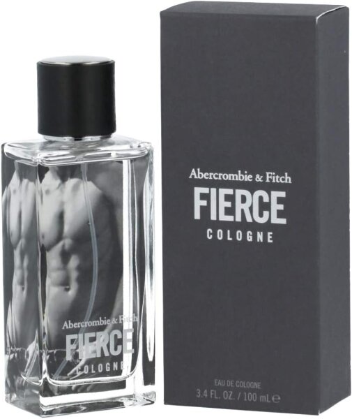 Abercrombie & Fitch Fierce Herrenduft, Eau de Cologne 100 ml, intensiv-holziger Charakter, langanhaltende Frische