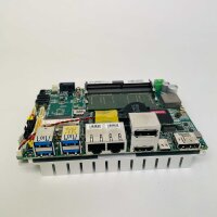 AAEON GENE-TGU6-A10-CN-N0001 3,5-Zoll SBC, Intel Core i3-1115G4E, 4GB DDR4, 128GB M.2, 3x DP + HDMI, LVDS, 2x LAN, 4x COM, 9–36V, Kühlkörper