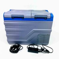 VEVOR 32L Autokühlschrank, tragbarer 2‑Zonen-Kompressor (-20–20 °C), 12/24V DC & 100–240V AC, Camping/Wohnmobil, gebraucht (mit Kratzer)