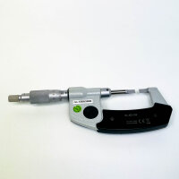 Mitutoyo digital micrometer 0-25 mm, blade 0.75 mm, narrow measuring faces, without battery, slight damage, without original packaging