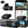 BOTSLAB (with minor scratches) Dual Dashcam Front+Rear 4K with GPS & WiFi, 170° Wide Angle, ADAS, Night Vision, WDR, 2.45" IPS, 64GB SD, Parking Monitoring & Loop Recording