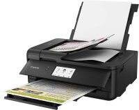 Canon PIXMA TS9550 Multifunction Inkjet Printer A3/A4 – Scanner, Copier, 5 Individual Ink Cartridges, Wi-Fi/LAN, App, Duplex Printing, 2 Paper Trays, Black