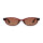 Meller Binti sunglasses, maroon/brown – dimensions 50-19-145 mm, frame-focused design