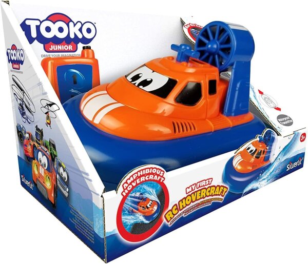 Tooko Junior Modell 81122 ferngesteuertes Spielboot, fährt auf dem Boden und schwimmt in der Badewanne, Spielzeug für Kinder ab 3 Jahren