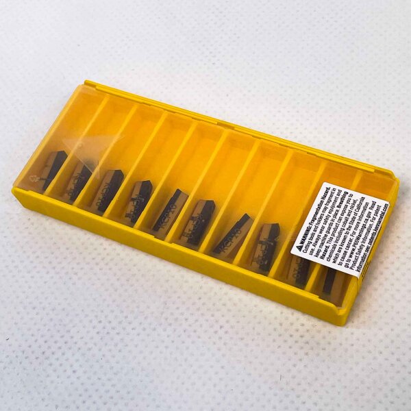 Kennametal A4G0405M04U08GMN (KCP10) Einstichschneidplatte 10er-Pack – A4 Grooving-Einsatz, indexierbar, verschleißfest