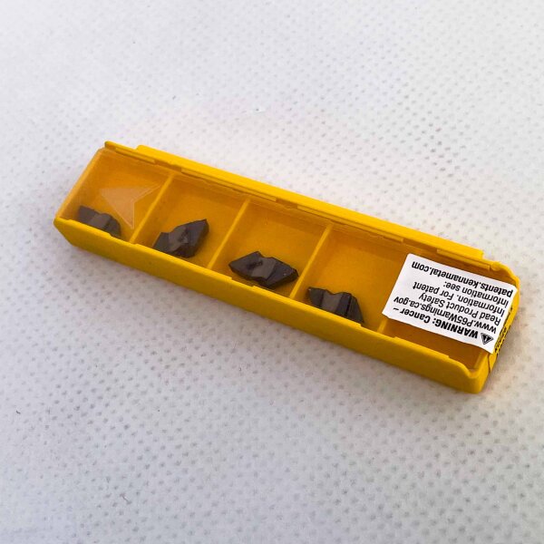 Kennametal NG2M300LK (KCU25) Grooving Inserts, 5 pieces – Precision Grooving Inserts, Item 4109752